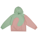 WUNIERE ERL PEMBE-BEJ SWEATSHIRT