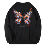 WUNIERE ECLIPSE BUTTERFLY SİYAH SWEATSHIRT